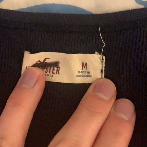 Long sleeve cropped top - Picture 3 of 3